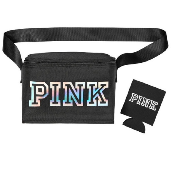 PINK Victoria's Secret Handbags - PINK cooler lunchbox & cup koozie VS